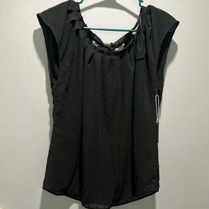 Lauren Conrad Pleated Neck Blouse